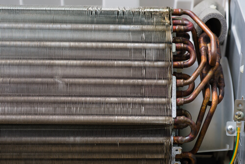 AC unit with dirty coils